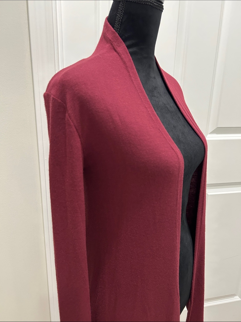 Stitch Fix Abrianna Burgundy Longsleeve Knit Cardigan Size XSP - Picture 6 of 8